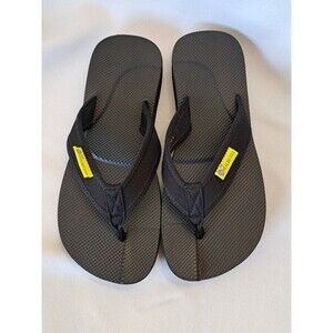 The Healing Sole Flip Flop Black Sandals Men's 9 Women's 10.5 Plantar Fasciitis